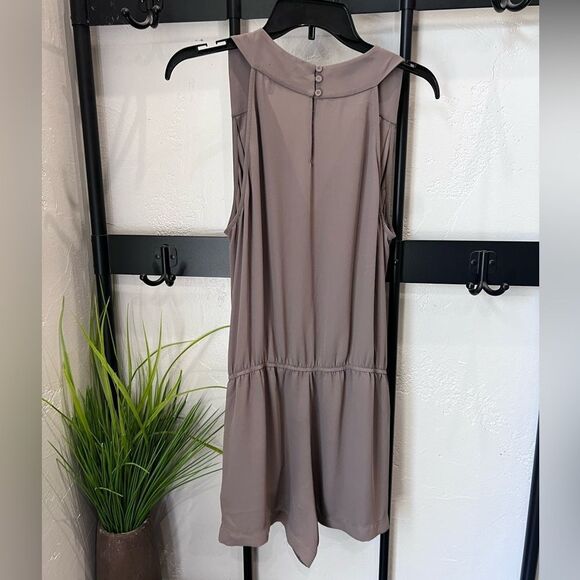 BCBGMAXAZRIA Thalia Romper Spanish Moss (Green) Size Medium - Picture 7 of 16